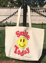 Load image into Gallery viewer, Smile Today Tote
